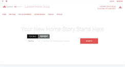 Desktop Screenshot of lamberthomegroup.com